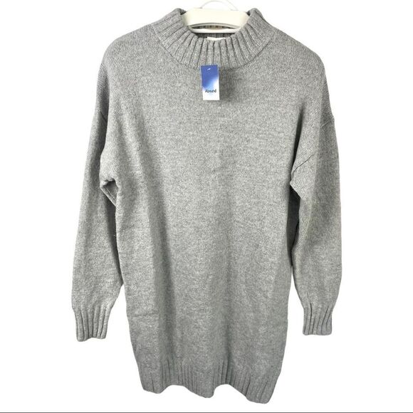 Abound Gray Long Sleeve Dress - Picture 2 of 5